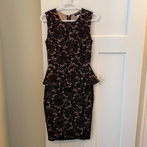 Midi Peplum Dress - NEW WITH TAGS